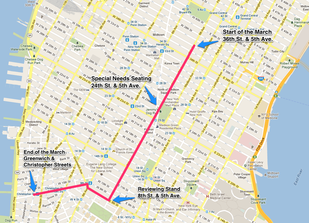 NYC Gay Pride Parade 2015 Info, Map & Route, & More.